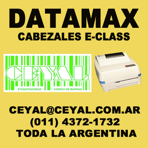 CABEZALES DATAMAX ARGENTINA