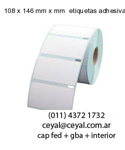 108 x 146 mm x mm  etiquetas adhesivas textiles