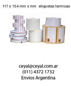 117 x 154 mm x mm  etiquetas termicas