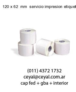 120 x 62  mm  servicio impresion etiquetas ilustracion