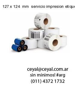 127 x 124  mm  servicio impresion etiquetas numeradas