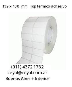 132 x 130  mm  Top termico adhesivo