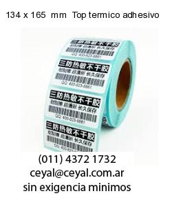 134 x 165  mm  Top termico adhesivo