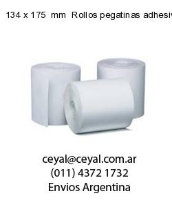 134 x 175  mm  Rollos pegatinas adhesivas