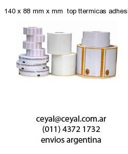 140 x 88 mm x mm  top ttermicas adhesivas