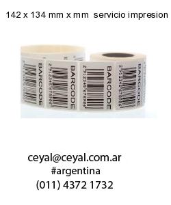 142 x 134 mm x mm  servicio impresion etiquetas correlativas