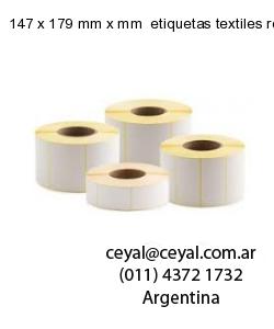 147 x 179 mm x mm  etiquetas textiles ropa