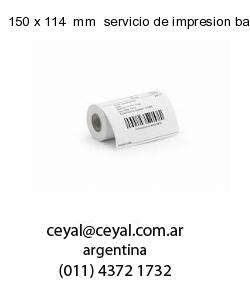 150 x 114  mm  servicio de impresion base de datos