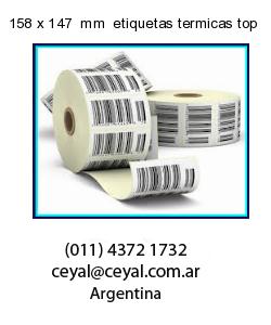 158 x 147  mm  etiquetas termicas top