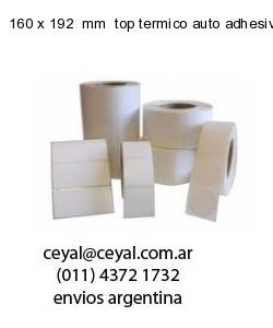 160 x 192  mm  top termico auto adhesivo top termico adesivo