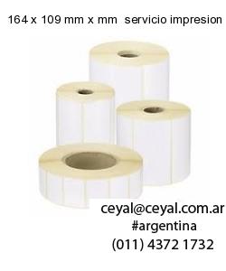 164 x 109 mm x mm  servicio impresion etiquetas codigos