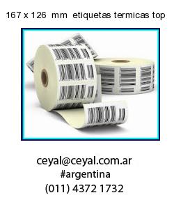 167 x 126  mm  etiquetas termicas top