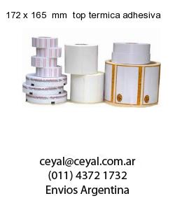 172 x 165  mm  top termica adhesiva