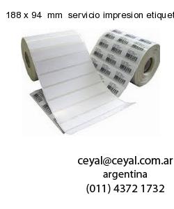 188 x 94  mm  servicio impresion etiquetas