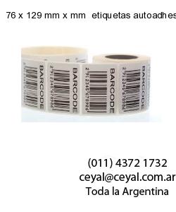 76 x 129 mm x mm  etiquetas autoadhesivas redondas