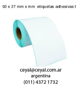 93 x 37 mm x mm  etiquetas adhesivas textiles