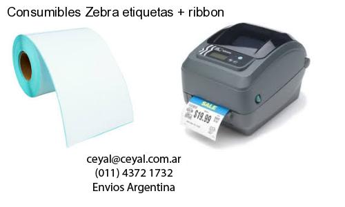 Consumibles Zebra etiquetas   ribbon