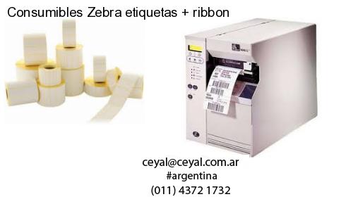 Consumibles Zebra etiquetas   ribbon