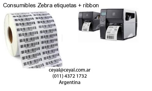 Consumibles Zebra etiquetas   ribbon