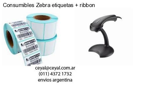 Consumibles Zebra etiquetas   ribbon