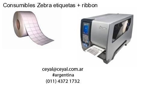 Consumibles Zebra etiquetas   ribbon
