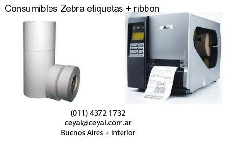 Consumibles Zebra etiquetas ribbon