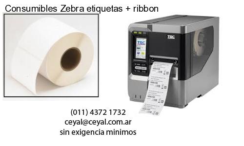 Consumibles Zebra etiquetas   ribbon
