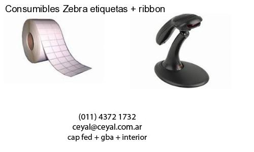 Consumibles Zebra etiquetas   ribbon