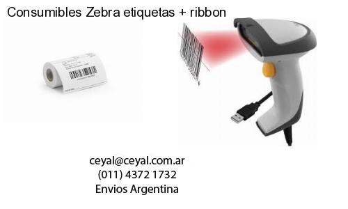 Consumibles Zebra etiquetas   ribbon