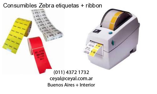 Consumibles Zebra etiquetas ribbon