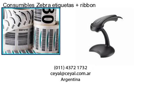 Consumibles Zebra etiquetas   ribbon
