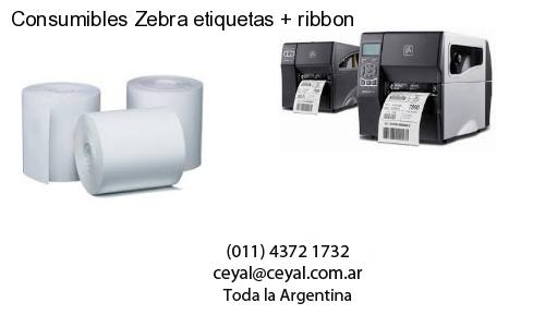 Consumibles Zebra etiquetas   ribbon