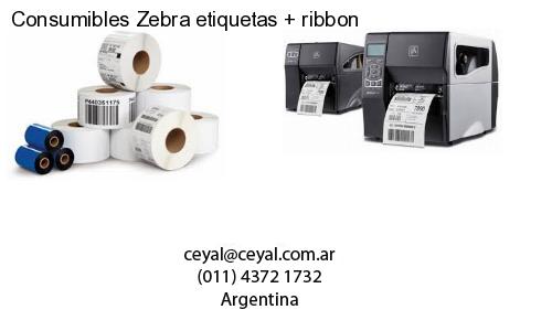 Consumibles Zebra etiquetas ribbon
