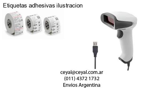 Etiquetas adhesivas ilustracion