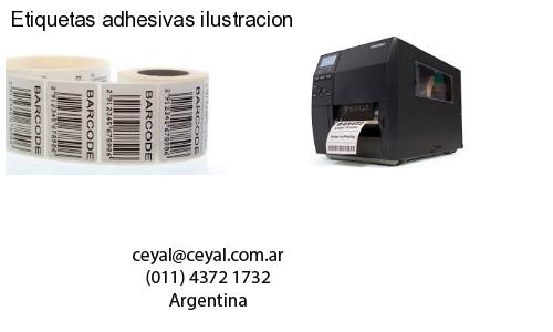 Etiquetas adhesivas ilustracion