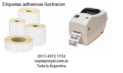 Etiquetas adhesivas ilustracion