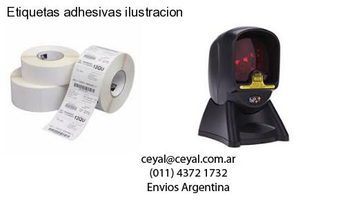Etiquetas adhesivas ilustracion
