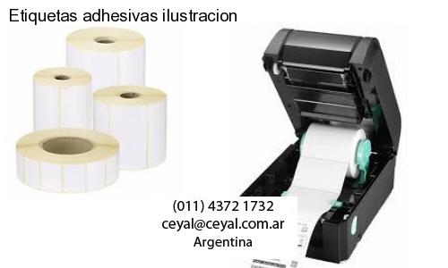 Etiquetas adhesivas ilustracion