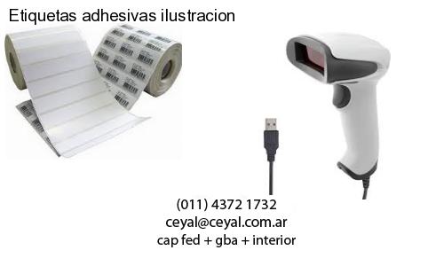 Etiquetas adhesivas ilustracion