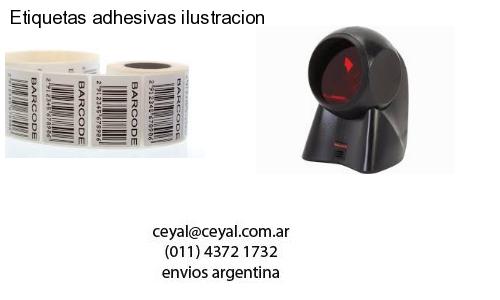 Etiquetas adhesivas ilustracion