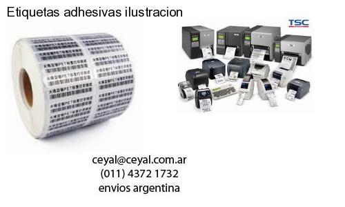 Etiquetas adhesivas ilustracion