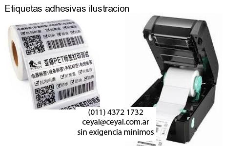 Etiquetas adhesivas ilustracion