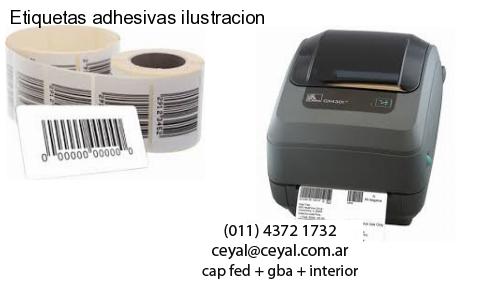 Etiquetas adhesivas ilustracion