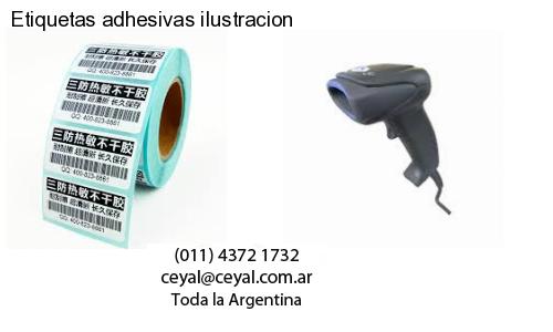 Etiquetas adhesivas ilustracion
