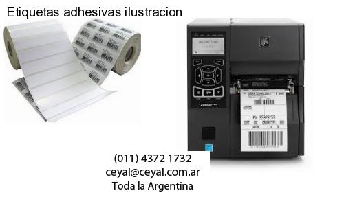 Etiquetas adhesivas ilustracion