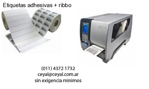 Etiquetas adhesivas   ribbo