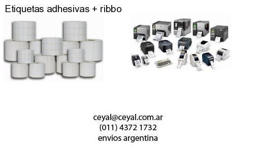 Etiquetas adhesivas   ribbo