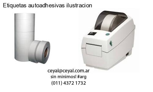 Etiquetas autoadhesivas ilustracion