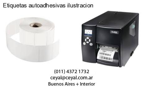 Etiquetas autoadhesivas ilustracion