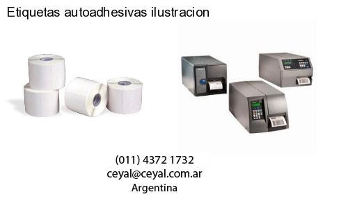 Etiquetas autoadhesivas ilustracion
